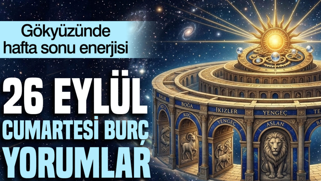 26 Eylül Cumartesi günlük burç yorumları: Gökyüzünde hafta sonu enerjisi
